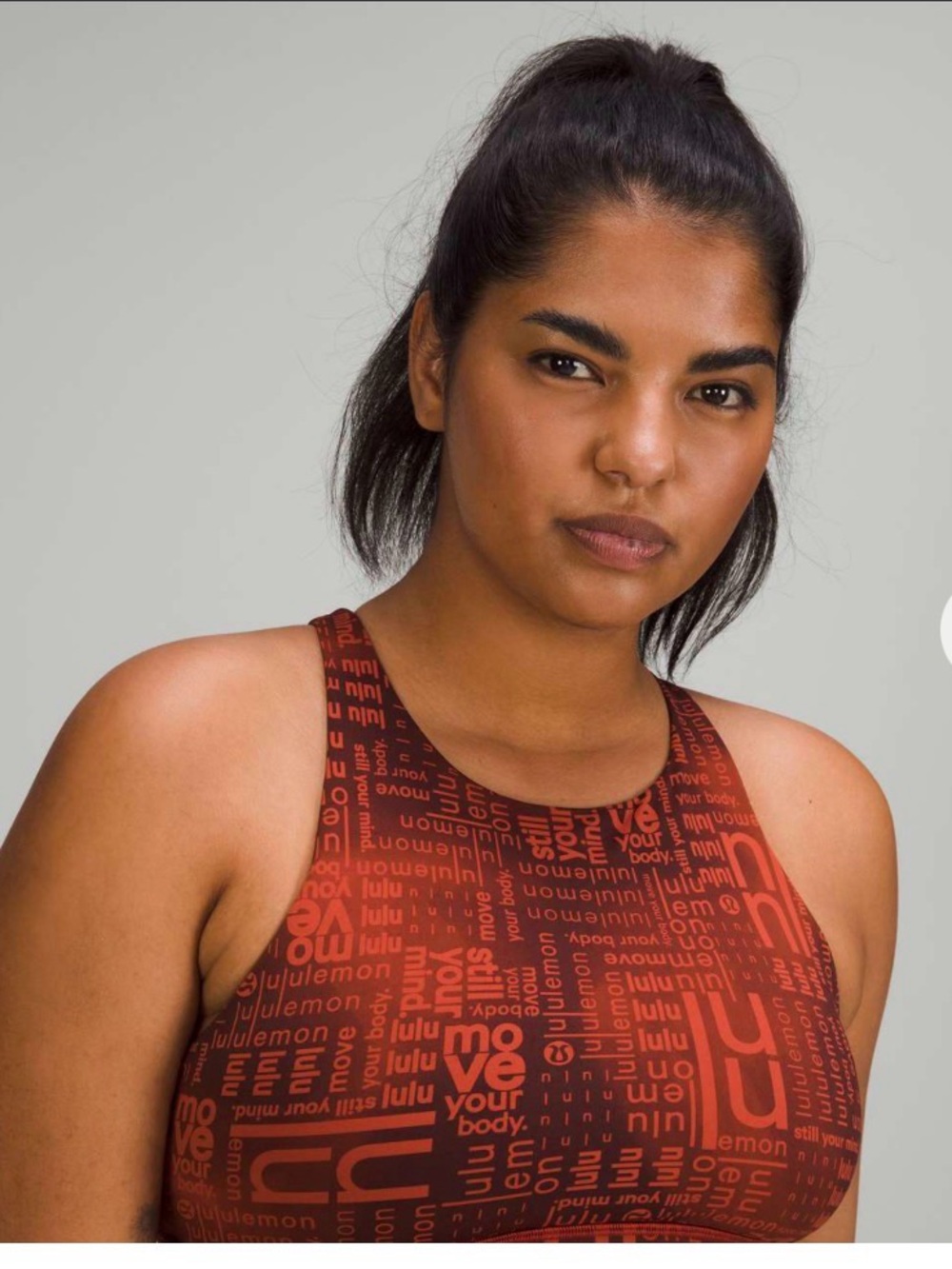 Lululemon Energy High Neck Longline Bra Medium Support B-D